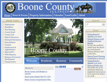 Tablet Screenshot of boonecountyil.org